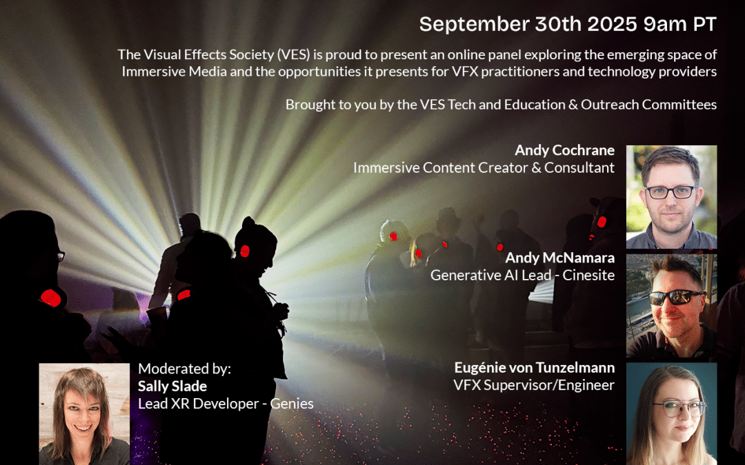 Tech X E&O Committee Webinar – Opportunities in Immersive Media for VFX Pros
