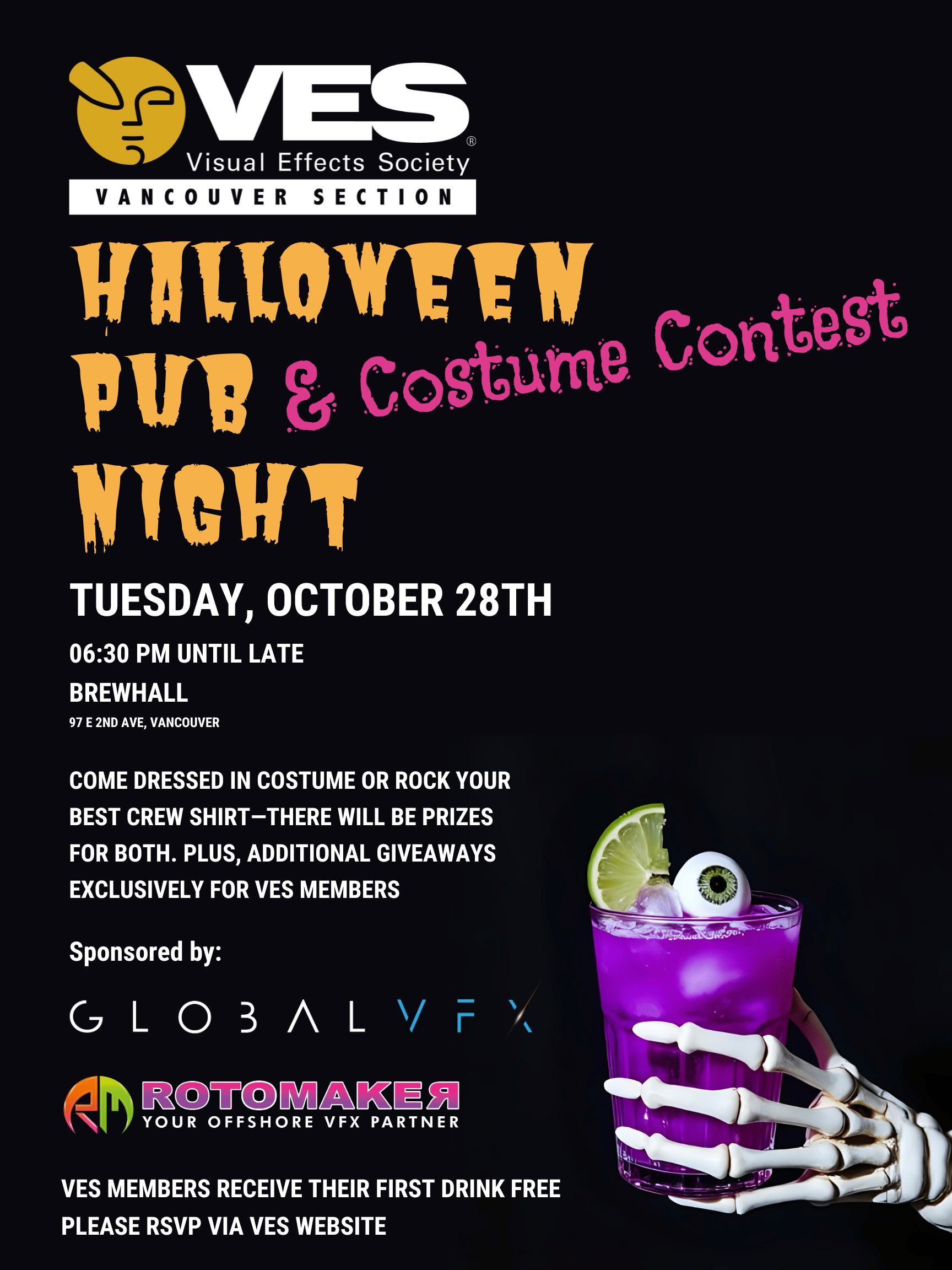 VES Halloween Pub Night & Costume Contest