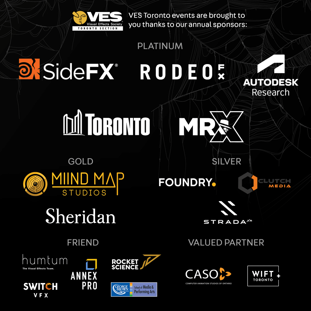VES TO - BEHIND THE VFX ROUND 3: SPOOKY EDITION SPONSORS