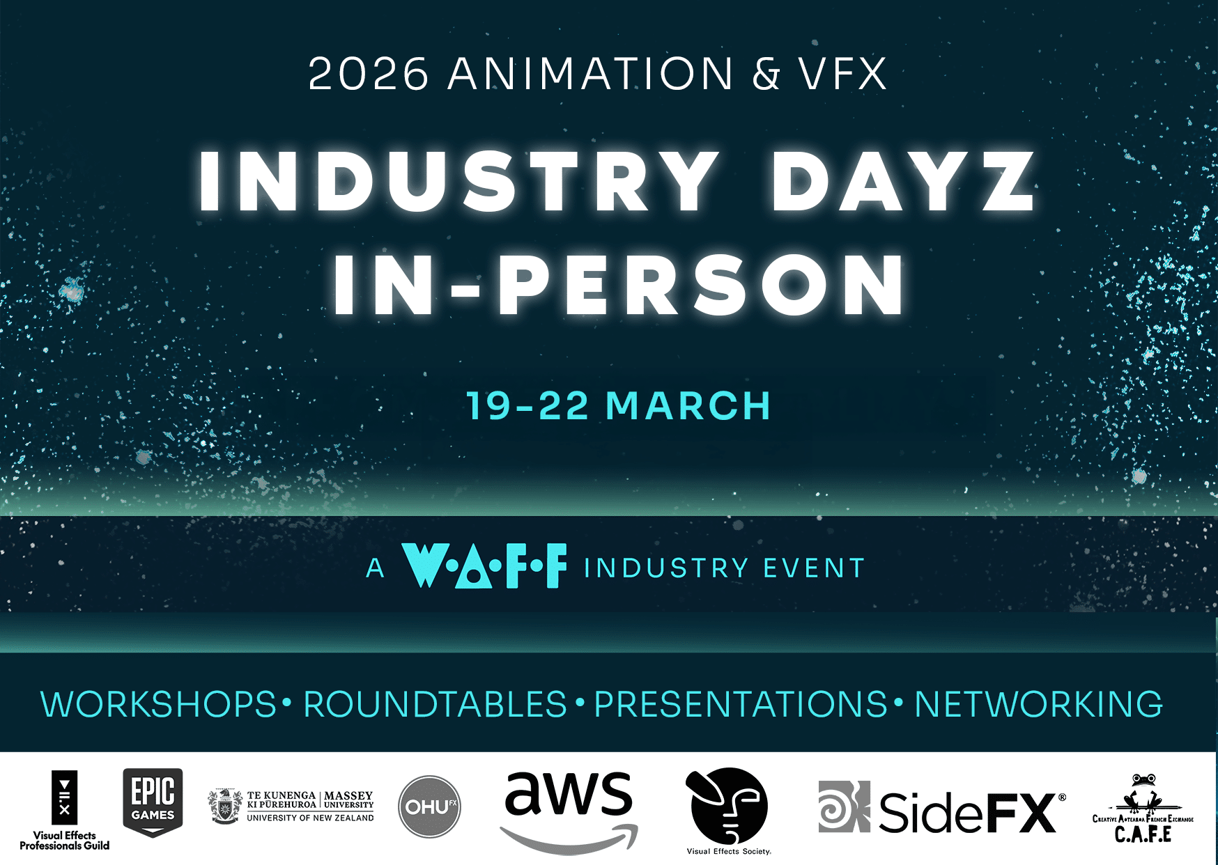Wellington Animation Film Festival - in person industry dayz event