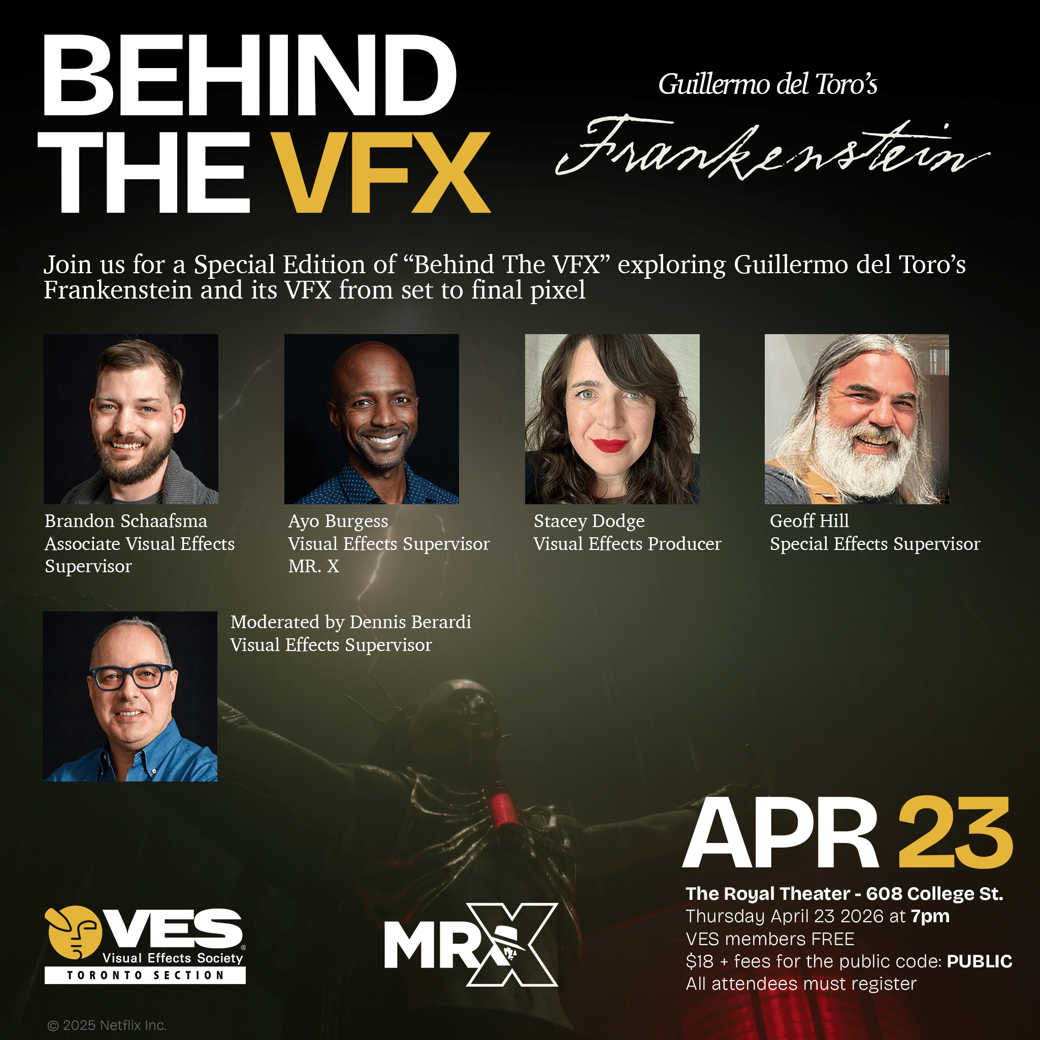 VES TO - BHTVFX: FRANKENSTEIN April 23