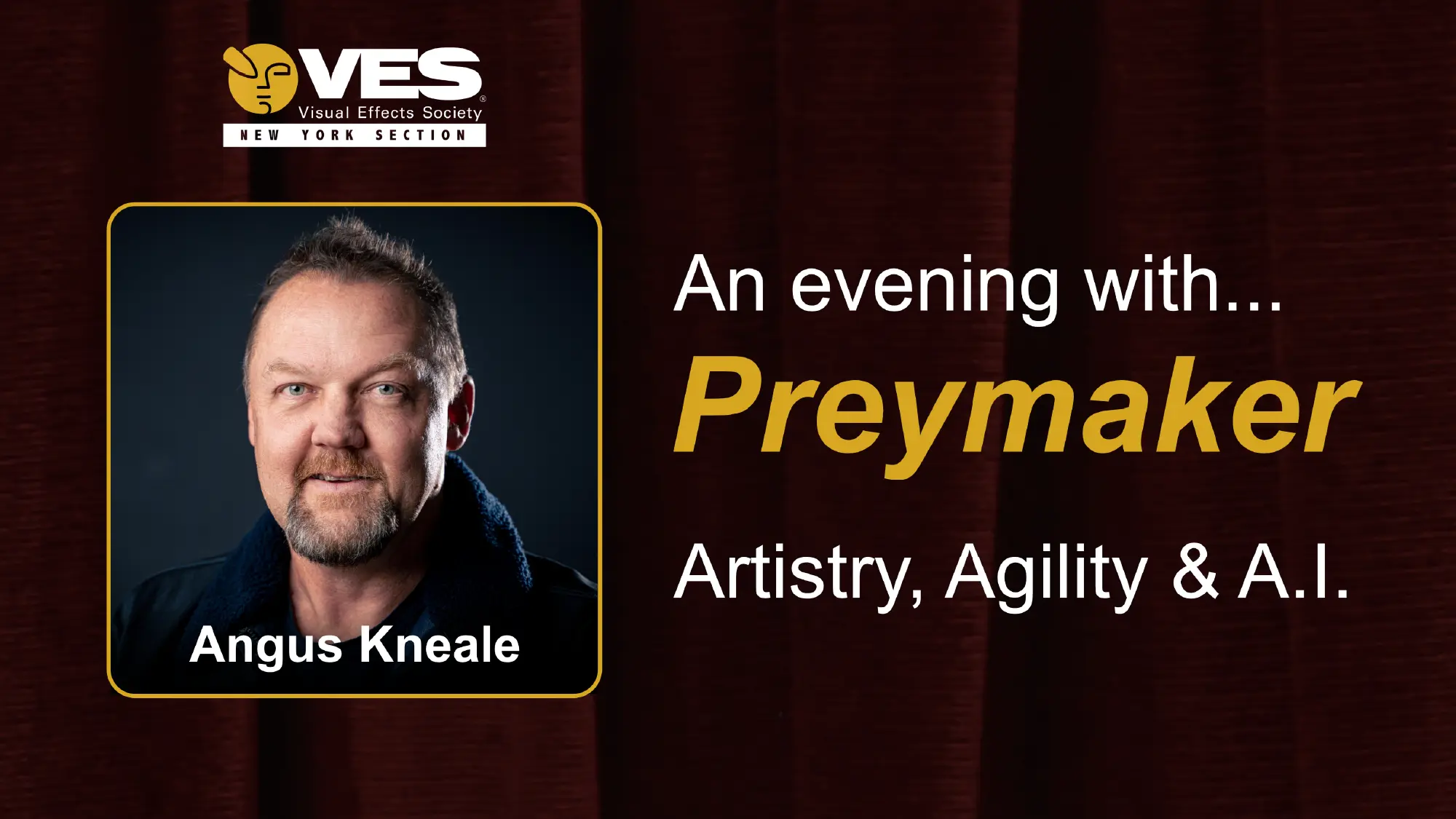 AEW An Evening with Preymaker. Artistry, Agility, and AI
